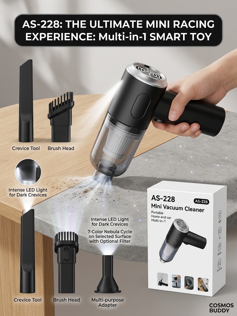 3-in-1 Portable Mini Vacuum Cleaner (AS-228)