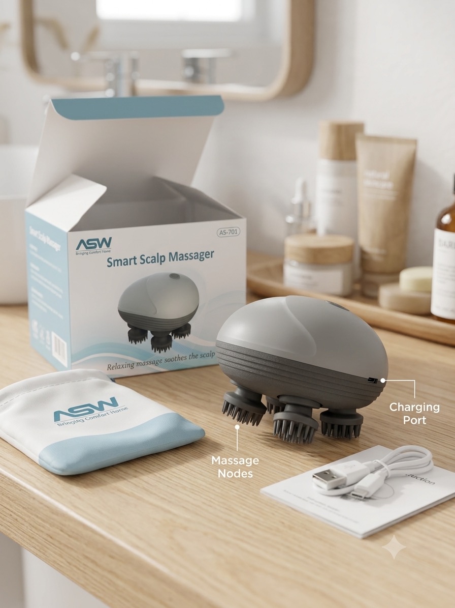 ASW Smart Scalp Massager (Model: AS-701)