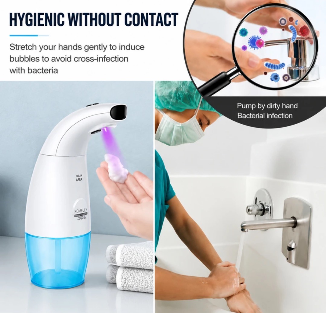 Automatic Touchless Soap Dispenser – 320ML Smart Sensor Foam Dispenser
