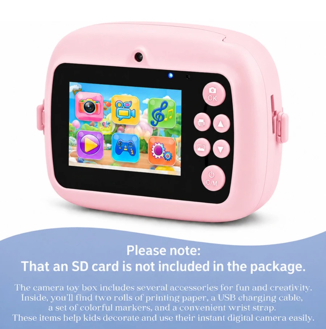 DIY Instant Digital Camera for Kids – Print, Play & Create Memories!