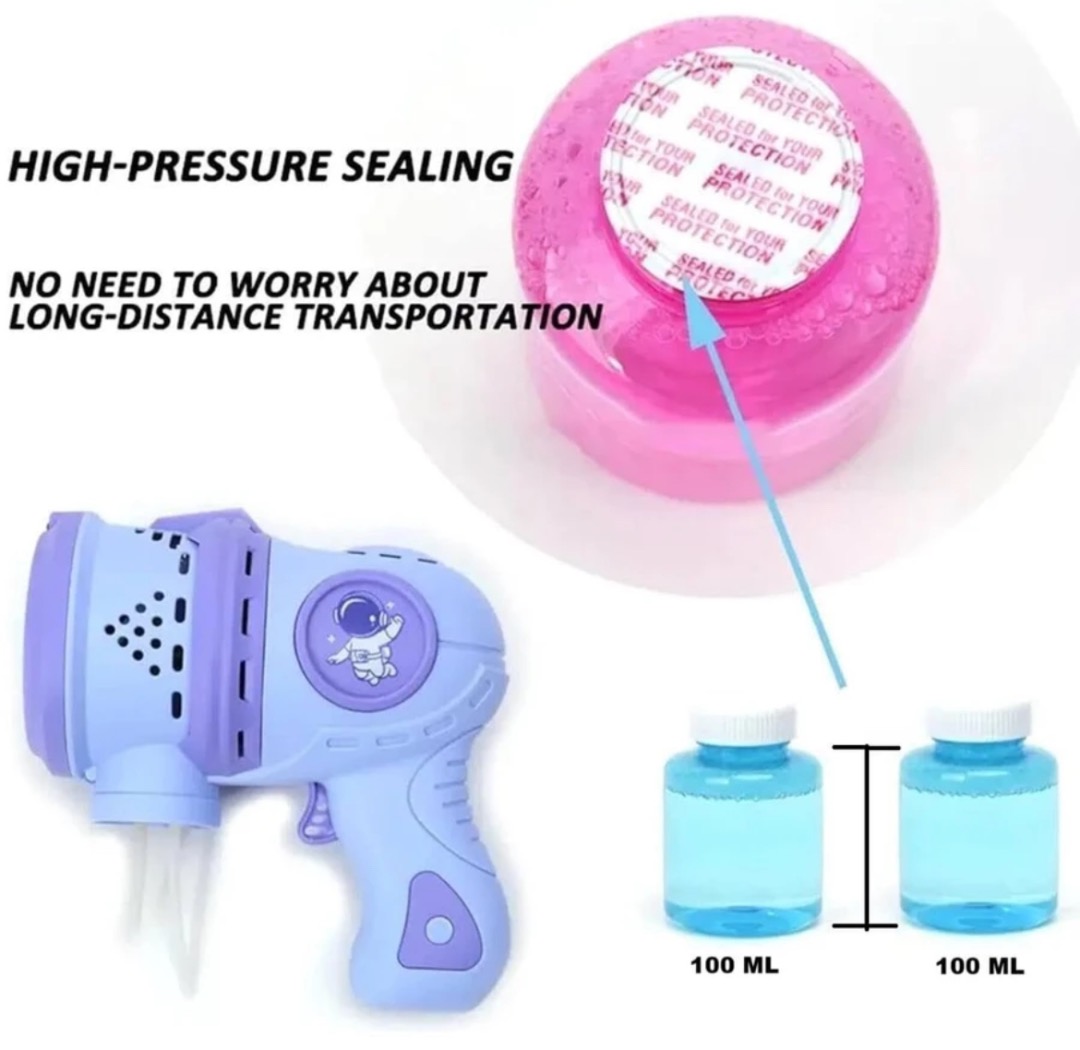 Electric Bubble Gun – Automatic Bubble Blaster for Kids