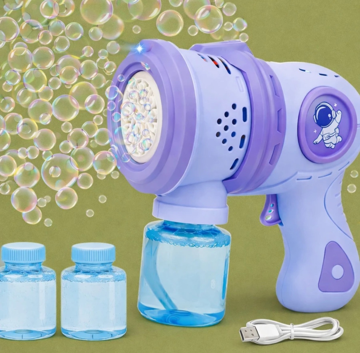 Electric Bubble Gun – Automatic Bubble Blaster for Kids