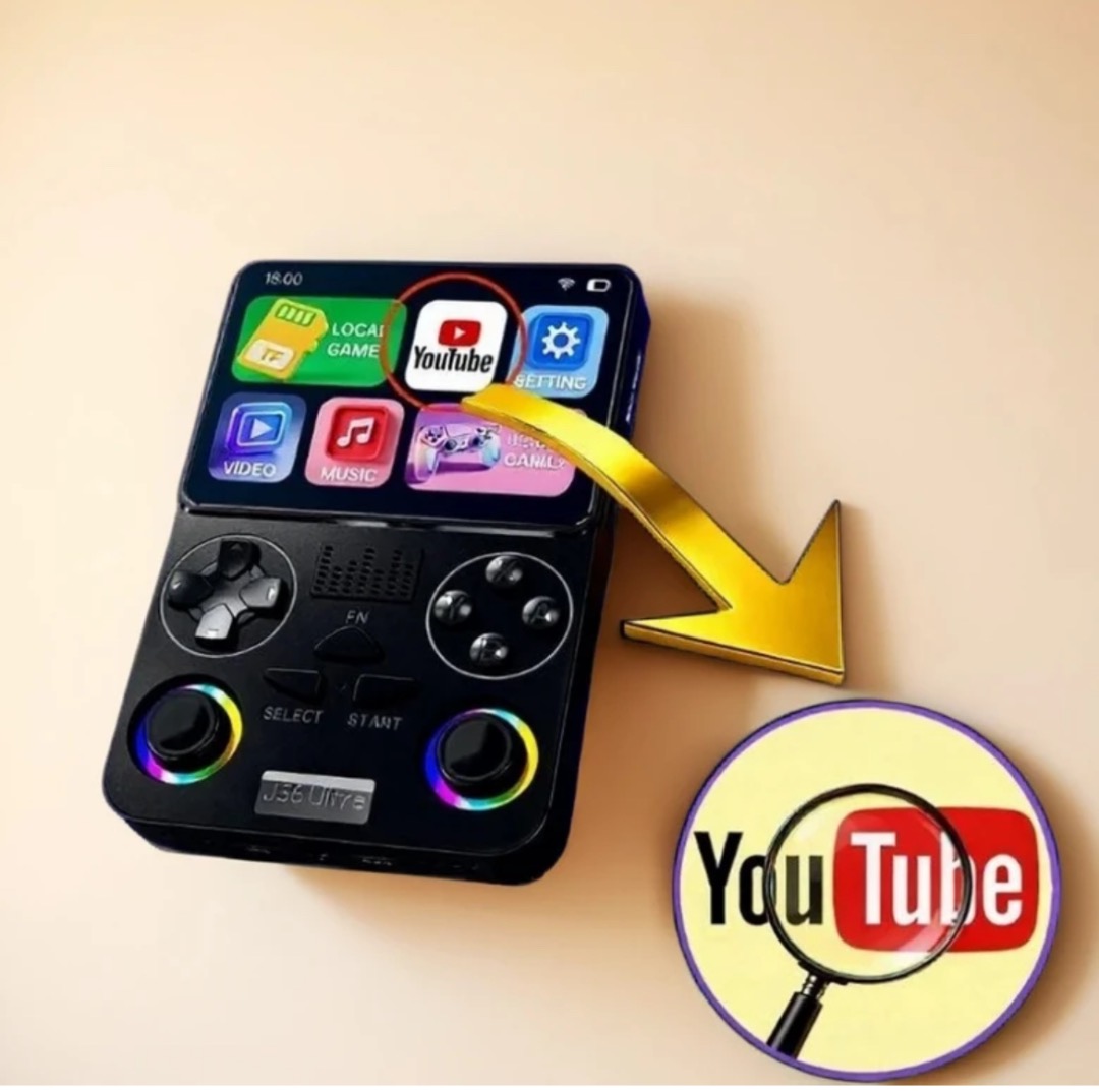 J36 Ultra Online Gaming Handheld Console Unlimited Gaming & Entertainment – Anytime, Anywhere!