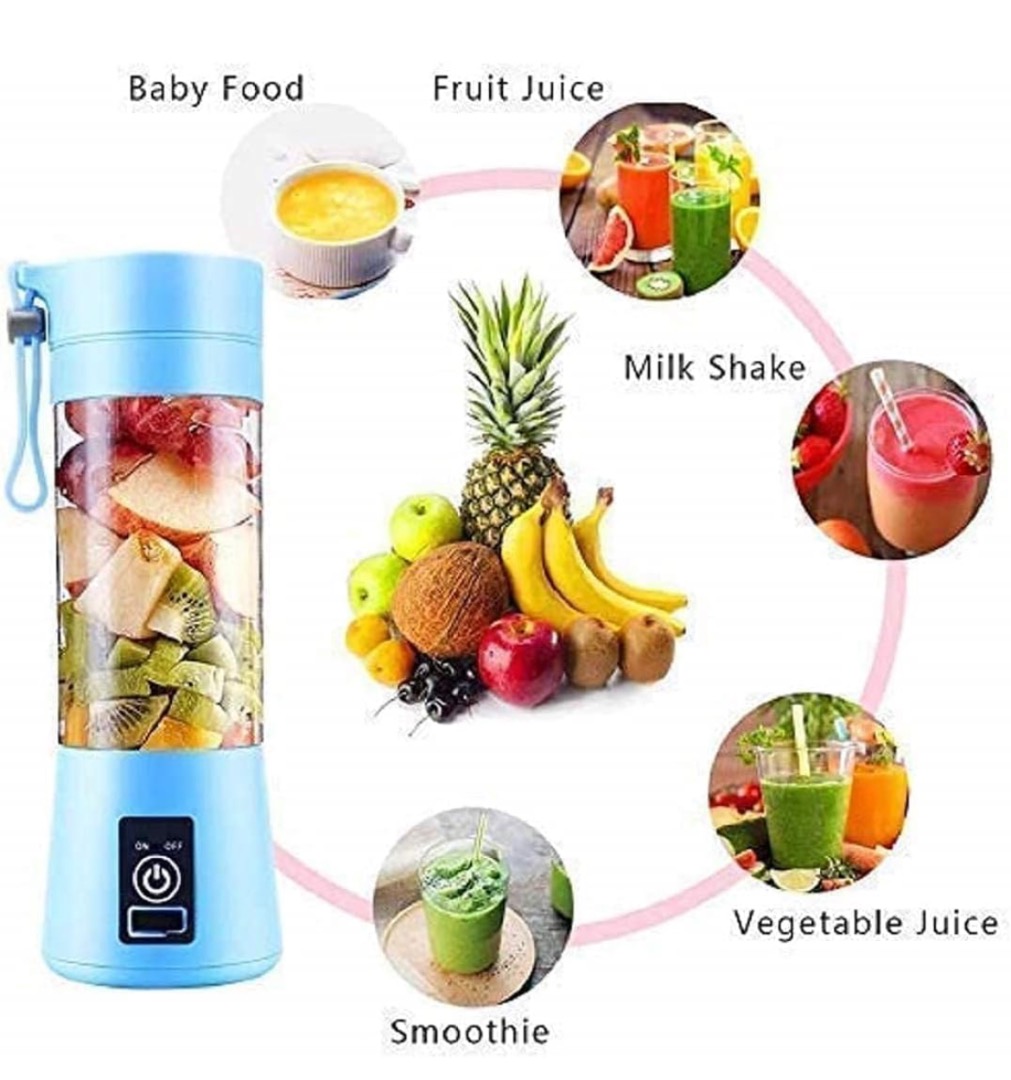 Juice Cup Portable & Rechargeable Battery Juice Blender (Model: NG-01)