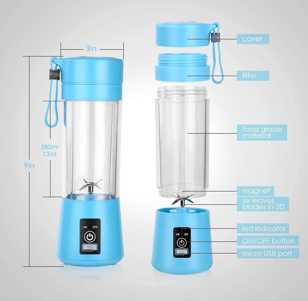 Juice Cup Portable & Rechargeable Battery Juice Blender (Model: NG-01)