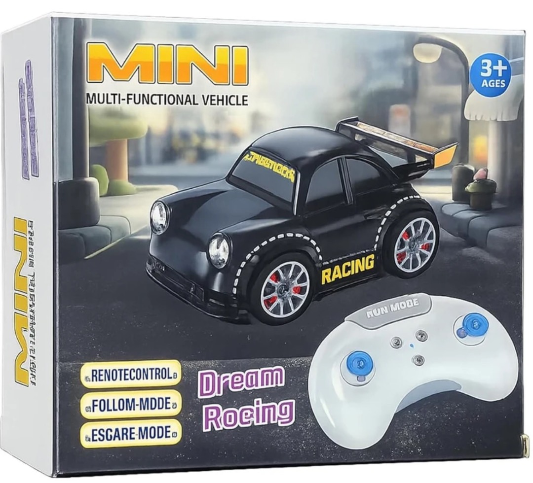 RC Mini Multi-Functional Racing Car – Remote Control Toy with Follow & Escape Modes