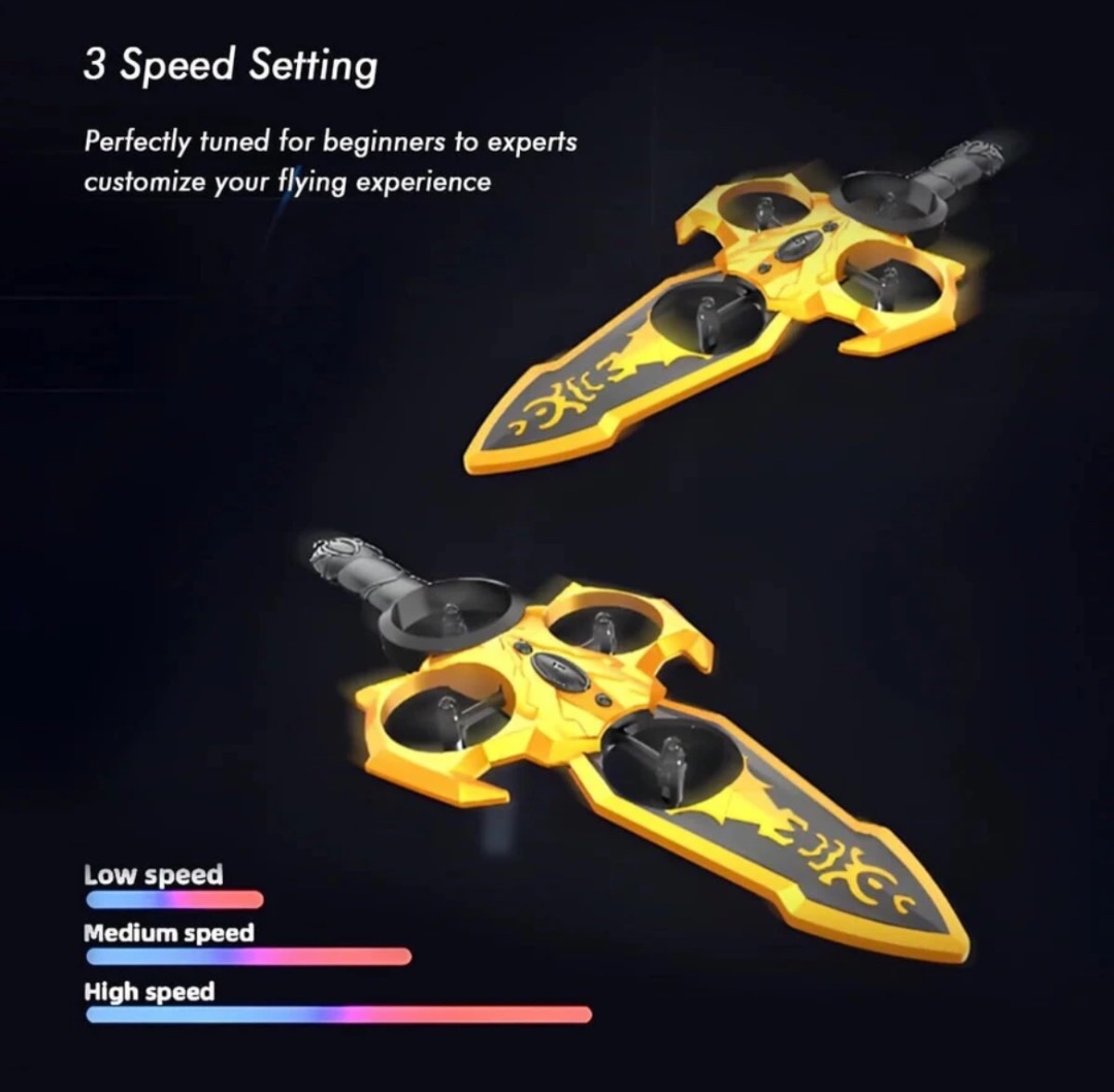 SZ Flying Sword Fighter Drone – Handheld RC Flying Drone for Kids