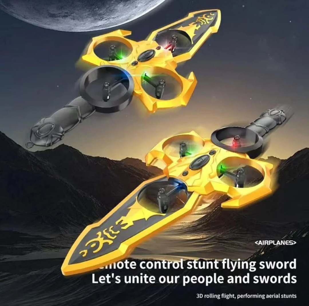 SZ Flying Sword Fighter Drone – Handheld RC Flying Drone for Kids